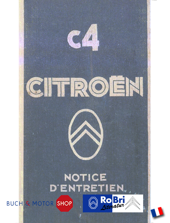 Citroën C4 1933 Notice d'emploi